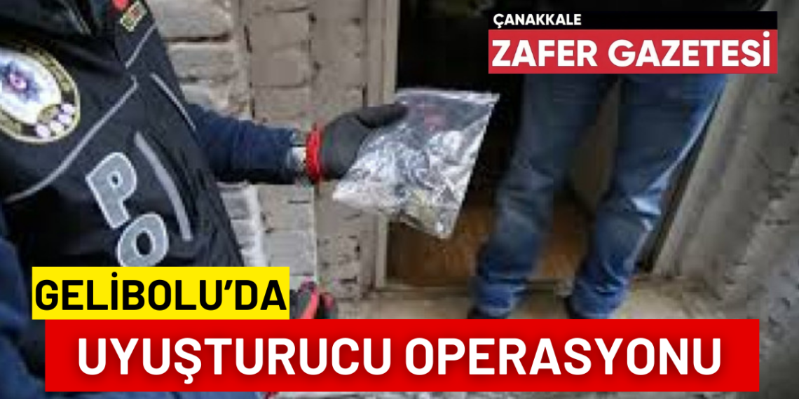 Gelibolu’da Yapılan Operasyonda 186 Gram Uyuşturucu Ele Geçirildi.