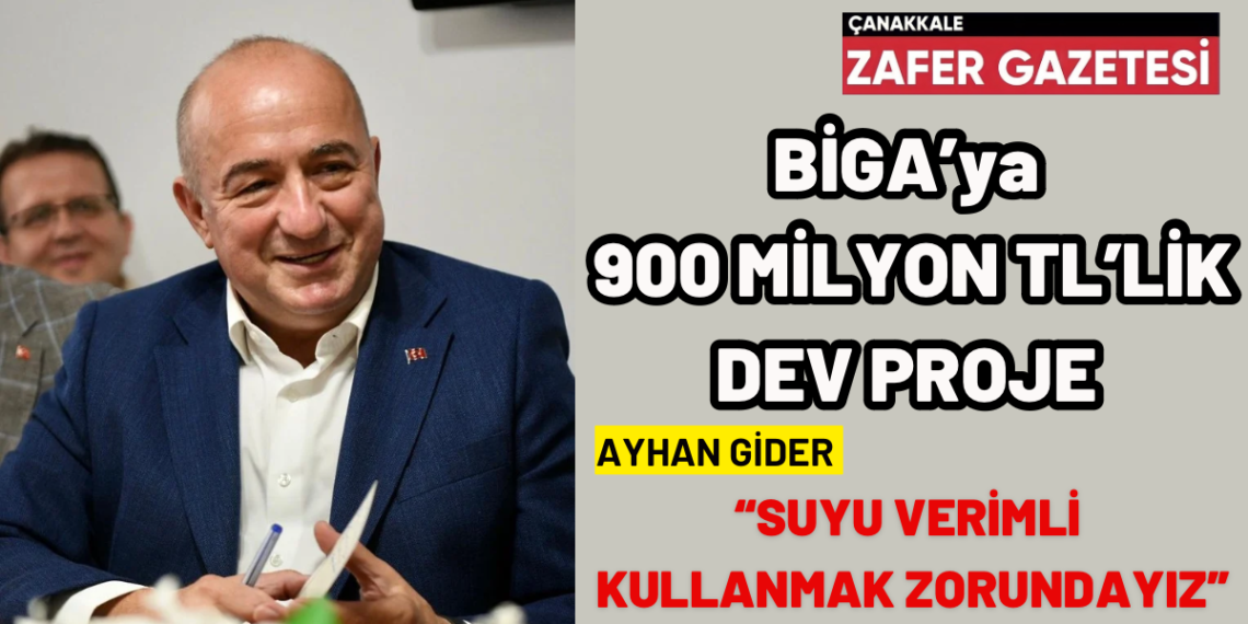 Çanakkale Milletvekili Ayhan Gider Biga Taşoluk Barajı Hakkında Konuştu.