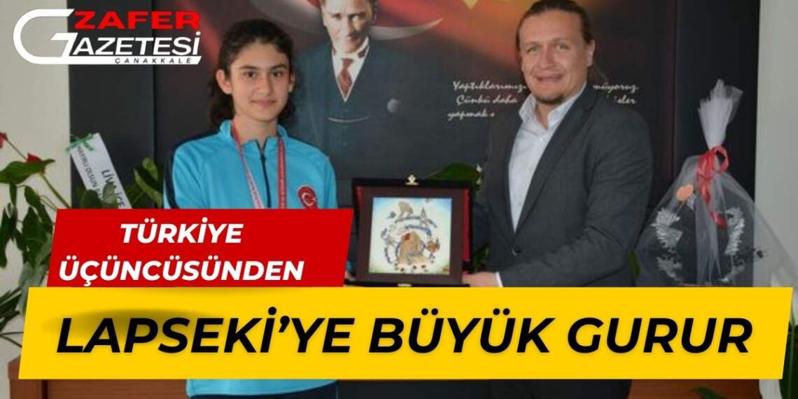 Başkan Öztürk Türkiye Üçüncü Alpagut’a Başarılar Dileyerek Tebrik Etti