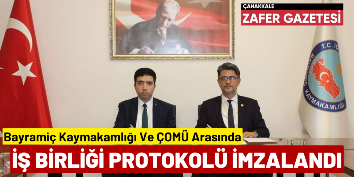 ÇOMÜ Desteği İle Bayramiç Gelişecek.