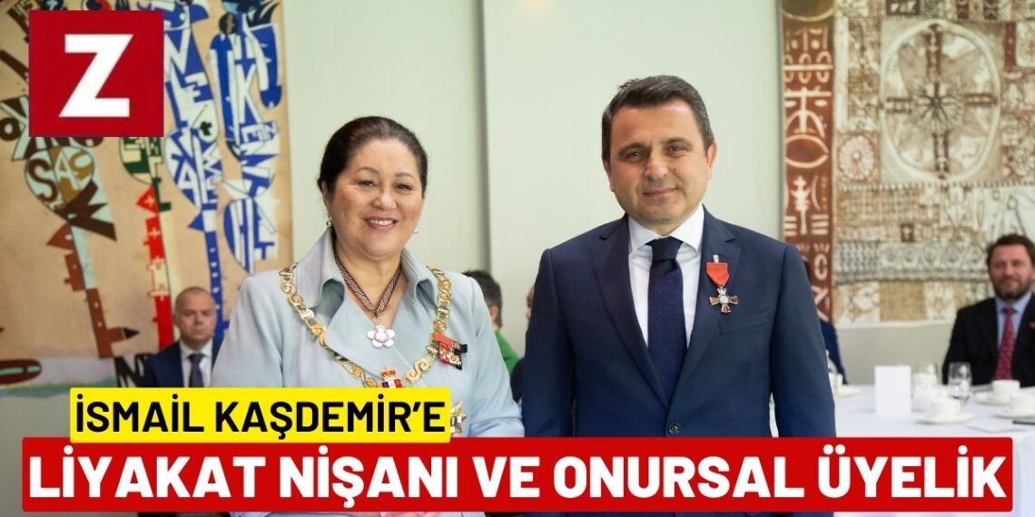 Yeni Zelanda Devleti’nden Kaşdemir’e Liyakat Nişanı Ve Onursal Üyeliği Verildi.