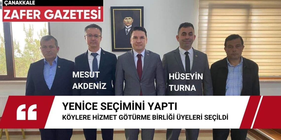Yenice İlçesi Muhtarları Köylere Hizmet Götürme Birliği Üyelerini Seçti