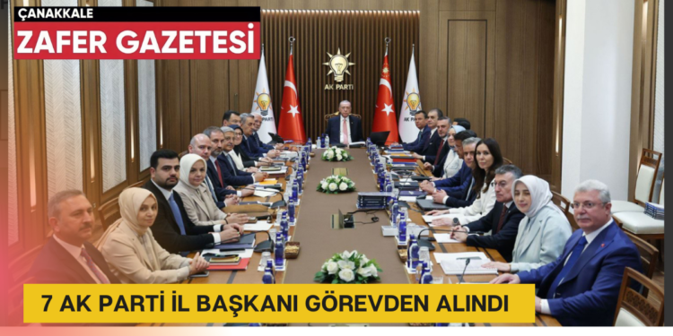 7 AK PARTI IL BASKANI GOREVDEN ALINDI