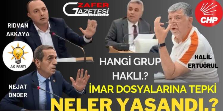 Çanakkale İl Genel Meclisinde Yaşanan Gerginliğin Detayları. Neler Oluyor.? 1 CANAKKALE IL GENEL IMAR