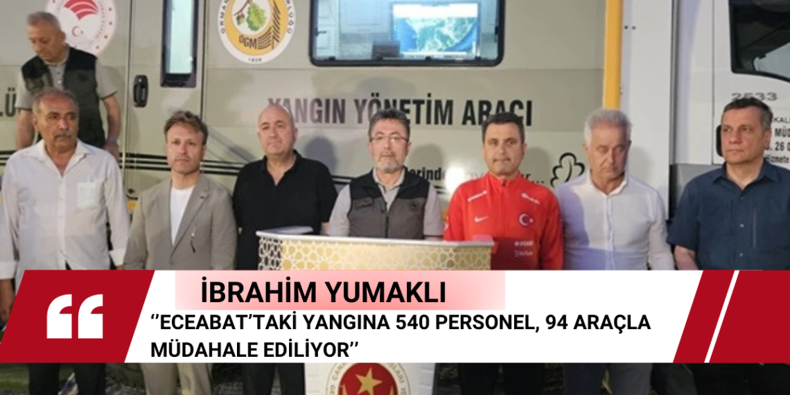 Yangına Müdahale Devam Ediyor