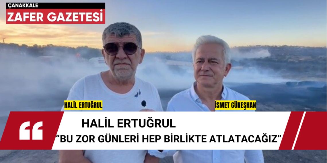 Halil Ertuğrul Ve İsmet Güneşhan Yangın Bölgesinde 2 Halil Ertuğrul Ve İsmet Güneşhan Yangın Bölgesinde