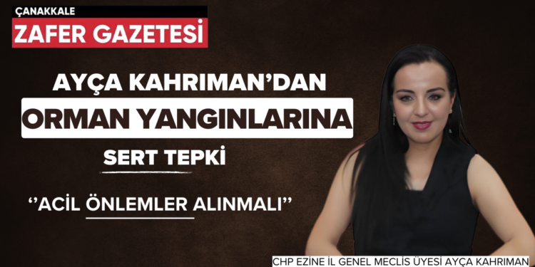Ayça Kahrıman ‘’Ekip Ve Ekipman Eksiği Fazla, Acilen Önlem Alınmalı’’ 1 Ayca Kahrimandan