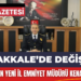 Çanakkale İl Emniyet Müdürü Değişti