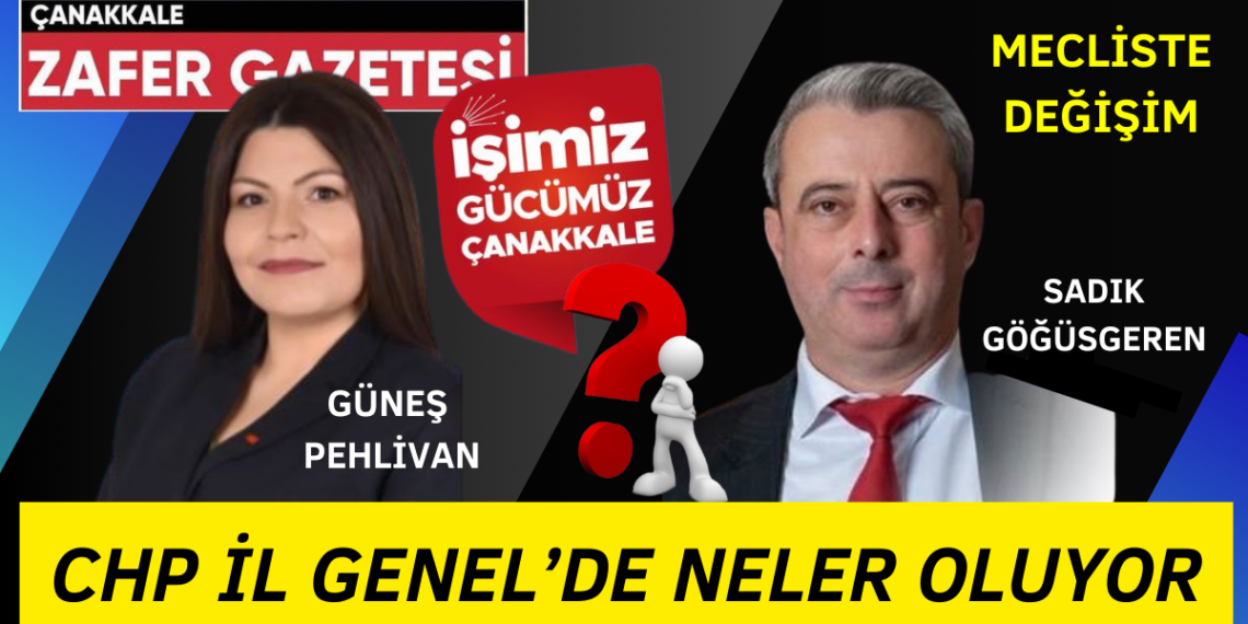 Çanakkale İl Genel Meclisi CHP Grup Başkanvekili Sadık Göğüsgeren Oldu