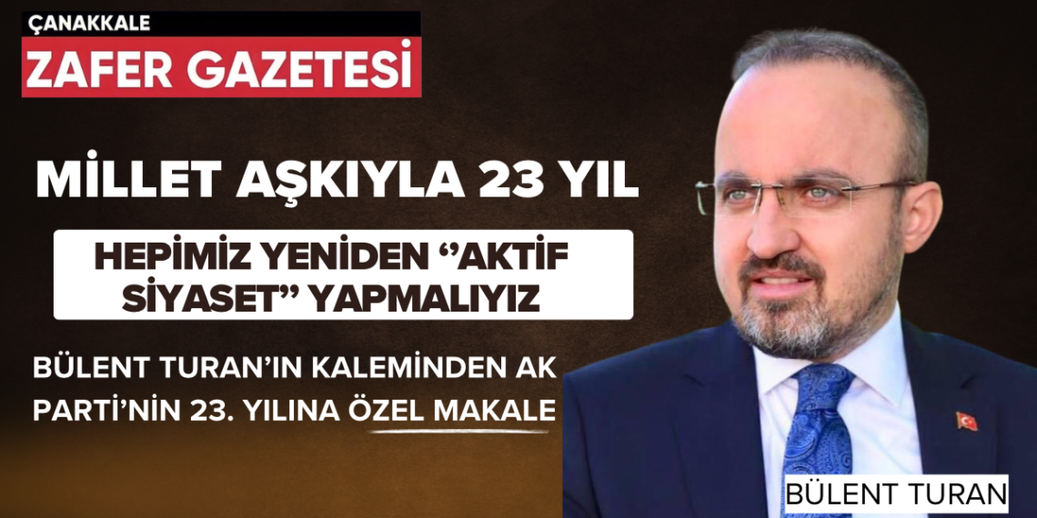 Turan’’Siyasi Görevleri Sırça Köşke Çevirenlerin Acilen Kendine Gelmesi Gerek’’