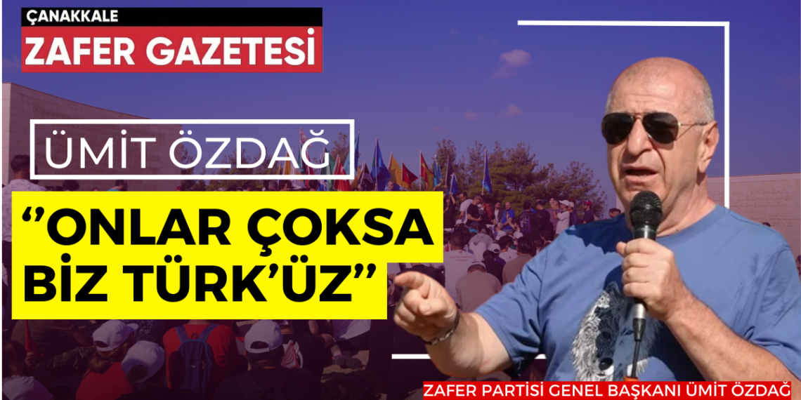 Ümit Özdağ Anafartalar Zaferi’nin Yıl Dönümü Anma Etkinliğinde Konuştu