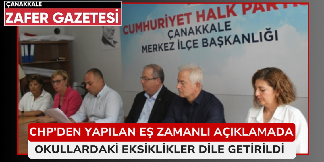 CHP’den Eş Zamanlı Açıklama