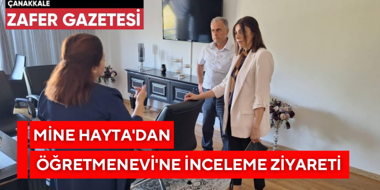 İl Millî Eğitim Müdürü Mine Hayta'dan Öğretmenevi ve ASO Müdürlüğüne Ziyaret 1 Ogretmenevine Inceleme Ziyaret