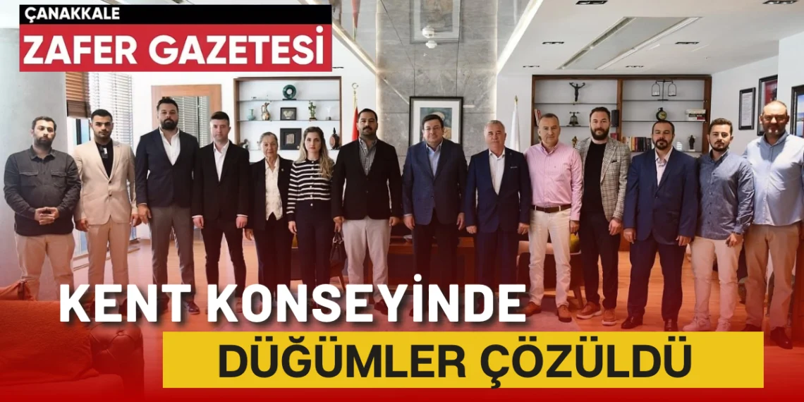 Kent Konseyinden Muharrem Erkek’e Ziyaret