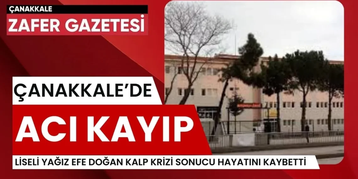 Teneffüste Kalp Krizi Geçiren 11. Sınıf Öğrencisi Hayatını Kaybetti