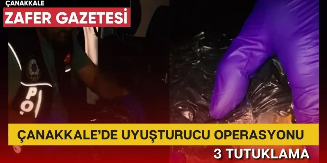 Çanakkale’de 2 Milyon TL’lik Uyuşturucu Ele Geçirildi