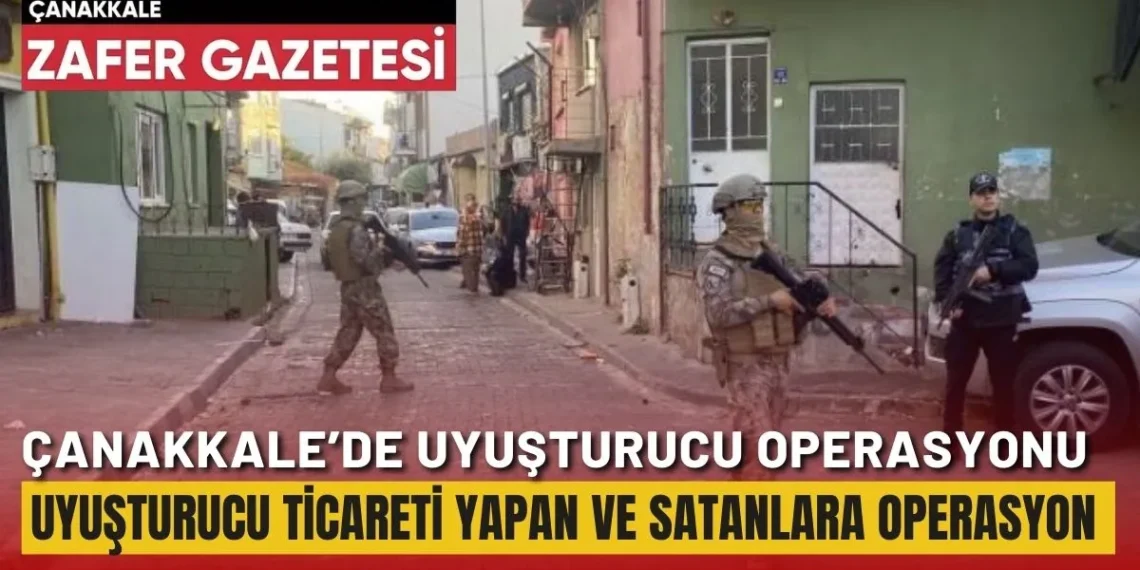 Çanakkale’de Narkotik Operasyonu: 5 Gözaltı