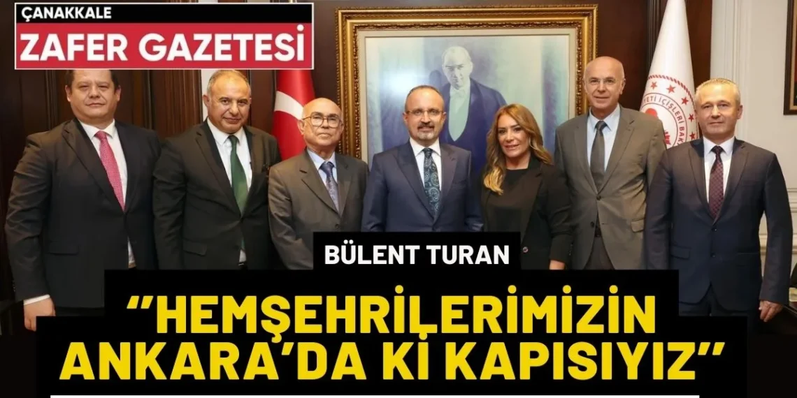 Çanakkale Kültür ve Dayanışma Derneğinden Bülent Turan’a Ziyaret
