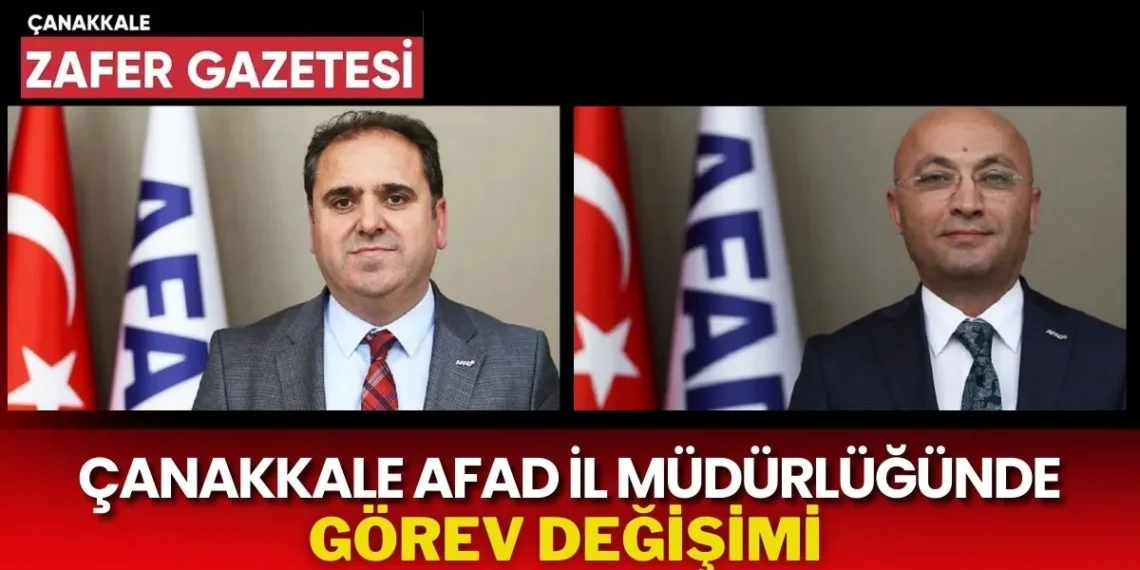Çanakkale AFAD’da Görev Değişimi: Demirel Görevden Ayrıldı