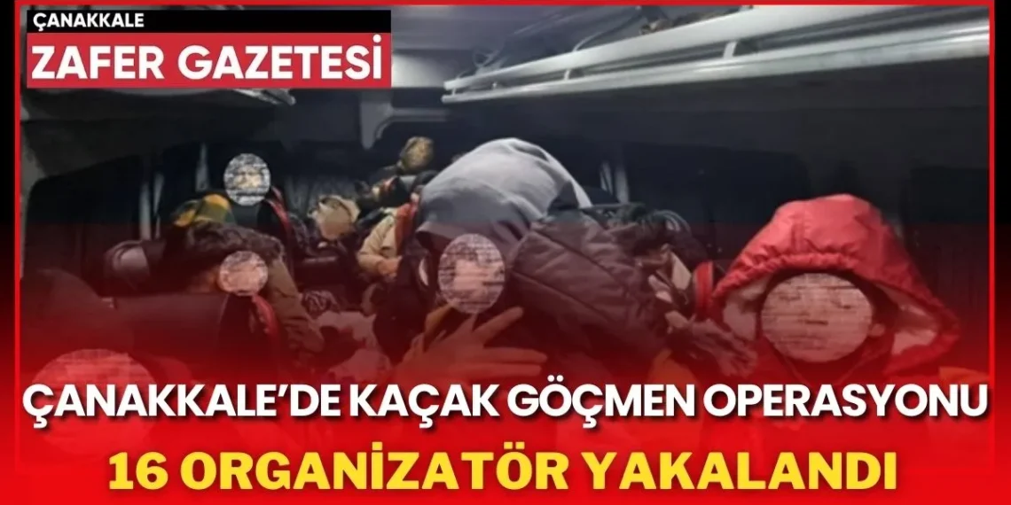 Çanakkale’de Göçmen Kaçakçılığına Darbe