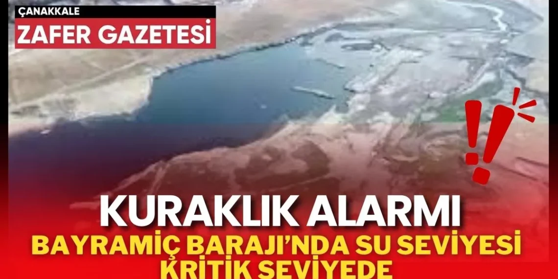 Kaz Dağları’nın Suları Çekiliyor: Bayramiç Barajı Yüzde 10 Dolulukta