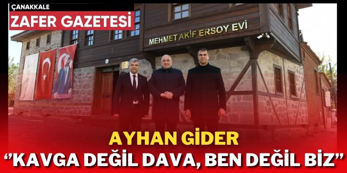 Ayhan Gider’den AK Parti Bayramiç İlçe Kongresi’nde Birlik Ve Beraberlik Çağrısı