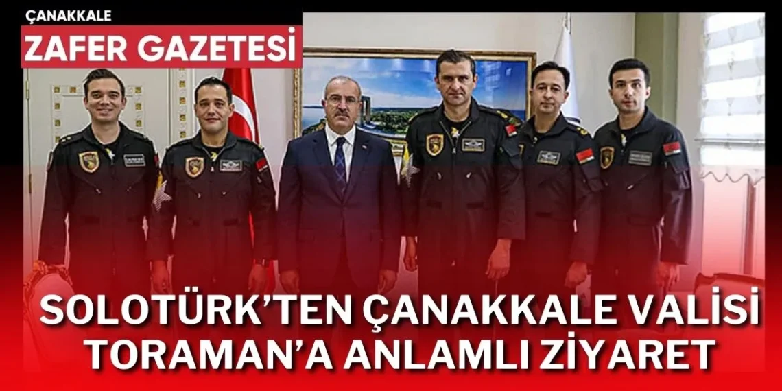 Gelibolu’nun Kurtuluş Günü Heyecanı: SOLOTÜRK ve Vali Toraman Buluştu