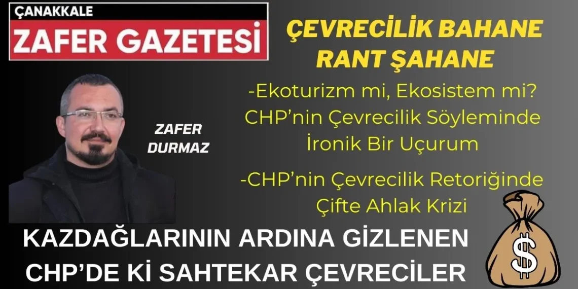 Çanakakle’de Madenler, RES, GES ve Ekoturizm İmar Projelerinde ki Çelişkiler