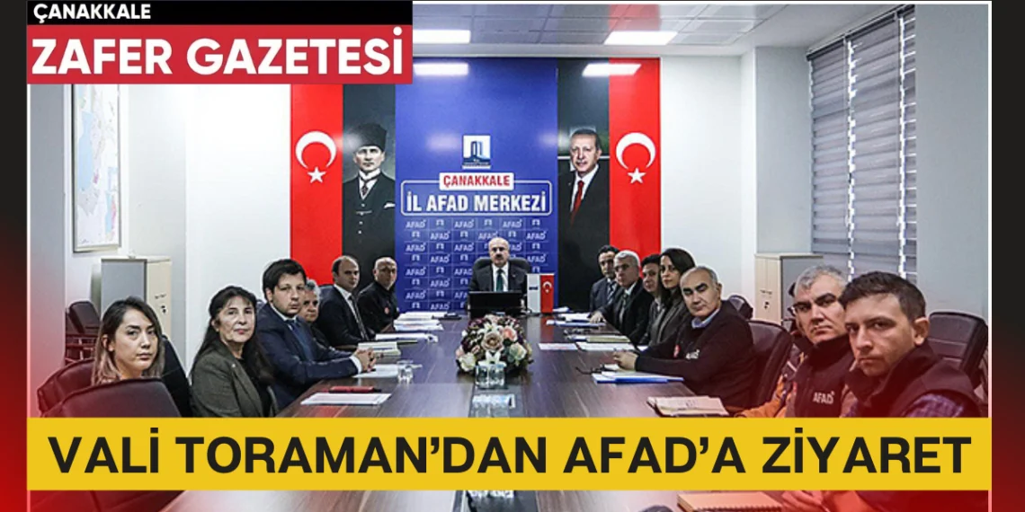 Vali Toraman, AFAD’ı Ziyaret Etti ve Kış Tedbirlerini Değerlendirdi