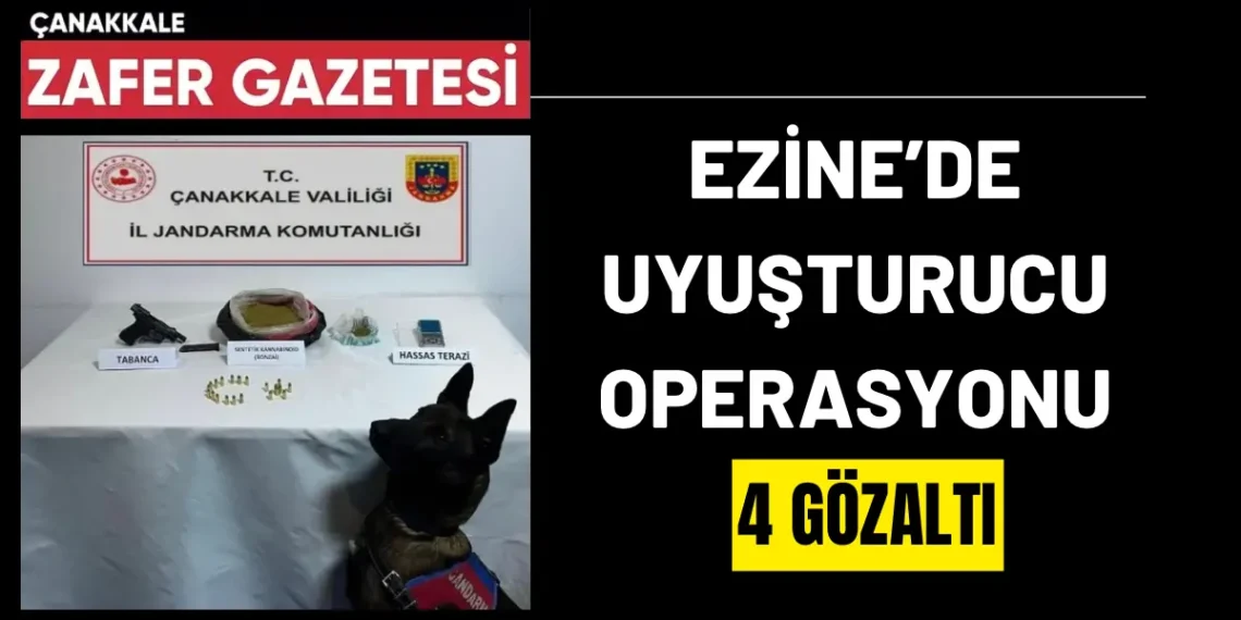 Jandarmadan Ezine’de Zehir Operasyonu!
