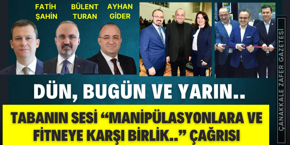 Çanakkale’de Siyasi Gerginlik: Gerçekler, İddialar ve Algı Oyunları