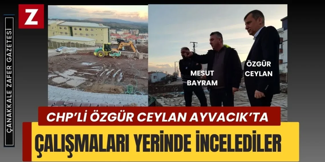 Özgür Ceylan Ayvacık Belediye Başkanı Mesut Bayram’ı Ziyaret Etti