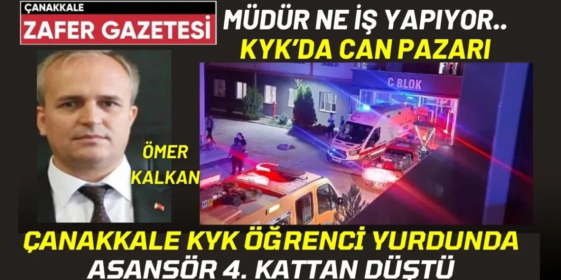 Çanakkale KYK Yurtlarında Sorunlar Çığ Gibi; Öğrenciler Sahipsiz İl Müdürü Nerede?