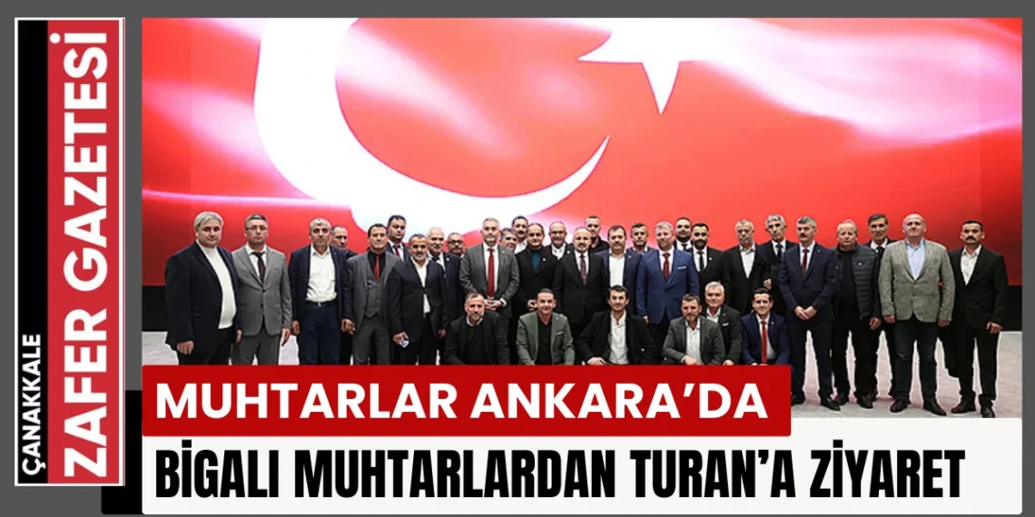 Bülent Turan, Bigalı Muhtarları Ağırladı