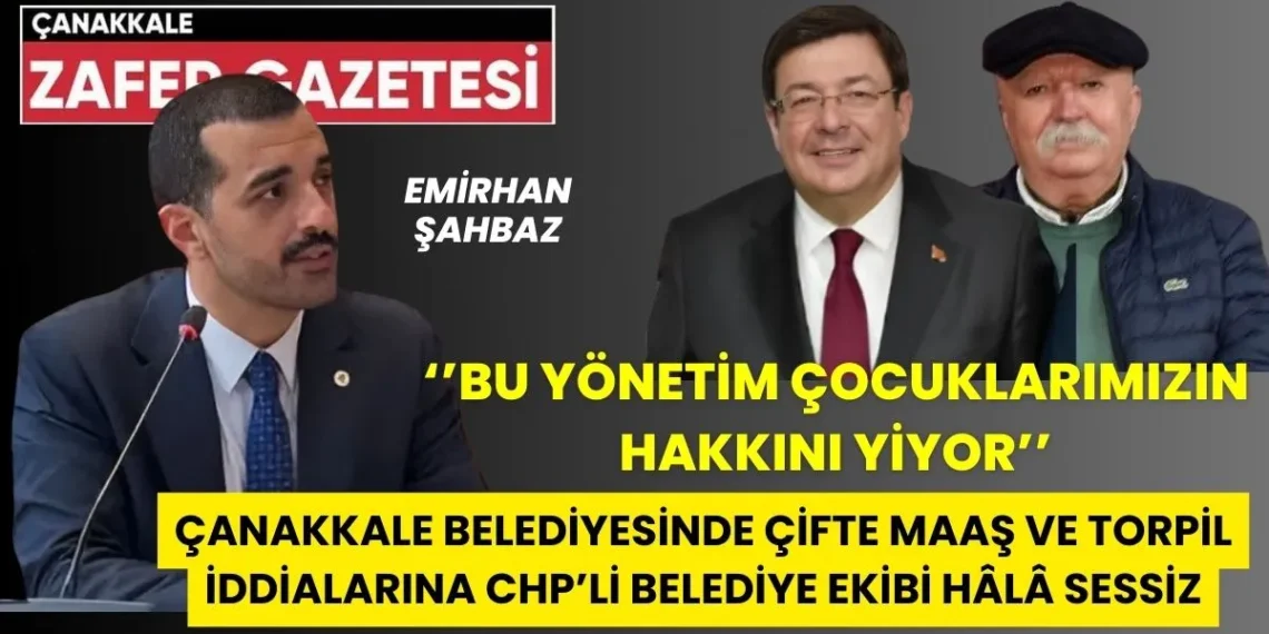 CHP Çanakkale Örgütü İddialardan Rahatsız Ancak Belediye Ekibi Sessizliğe Gömüldü