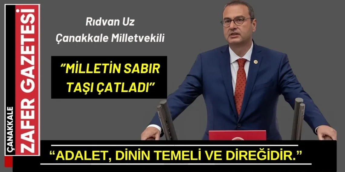 Rıdvan Uz ” Her Türlü Adaletsizliğe Karşı Birlikte Mücadele Etmek Zorundayız.”