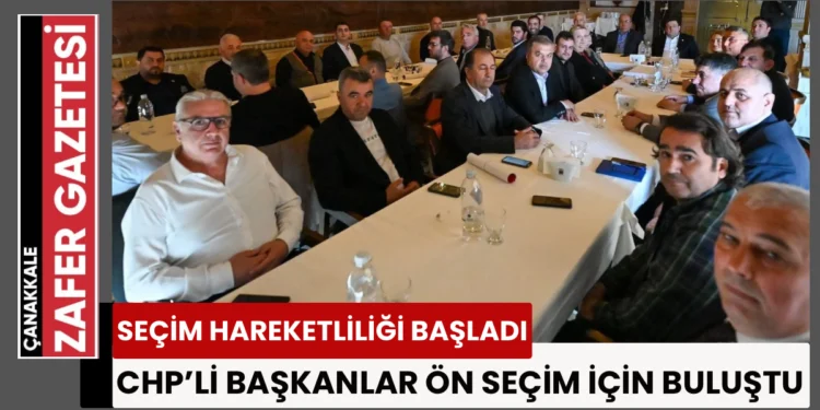 CHP’li Başkanlar Ön Seçim Hazırlıkları İçin Toplandı 1 IMG 2885