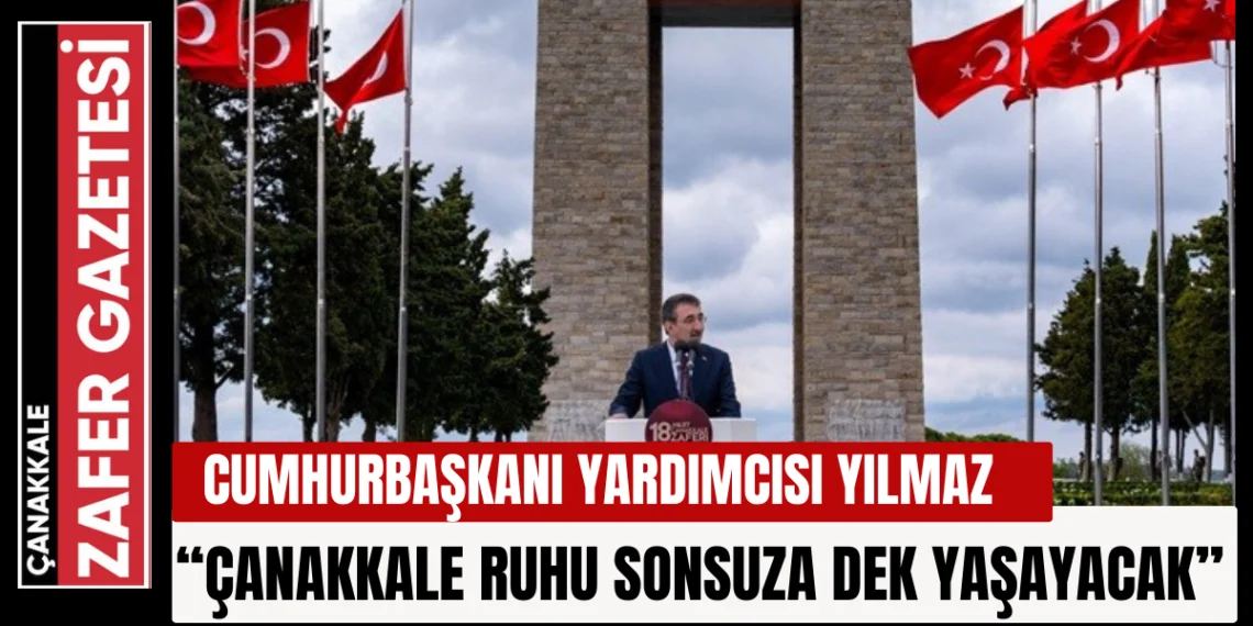 Çanakkale Zaferi’nin 110. Yılı Şehitler Abidesi’nde Törenle Kutlandı