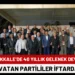 Çanakkale’de Anavatan Partililer Geleneksel İftarda Buluştu
