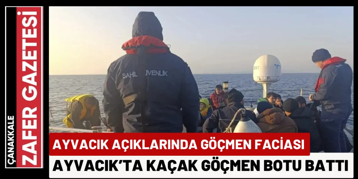 Ayvacık Açıklarında Göçmen Faciası: 9 Ölü, 1 Kayıp