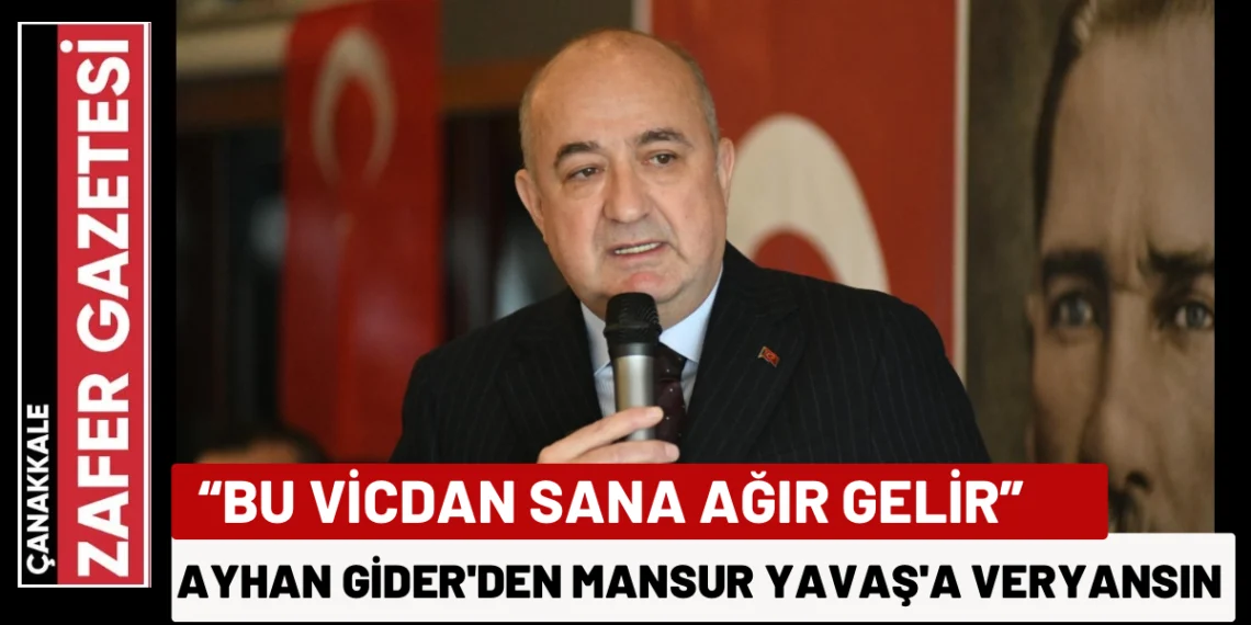 Ayhan Gider’den Mansur Yavaş’a Sert Eleştiri