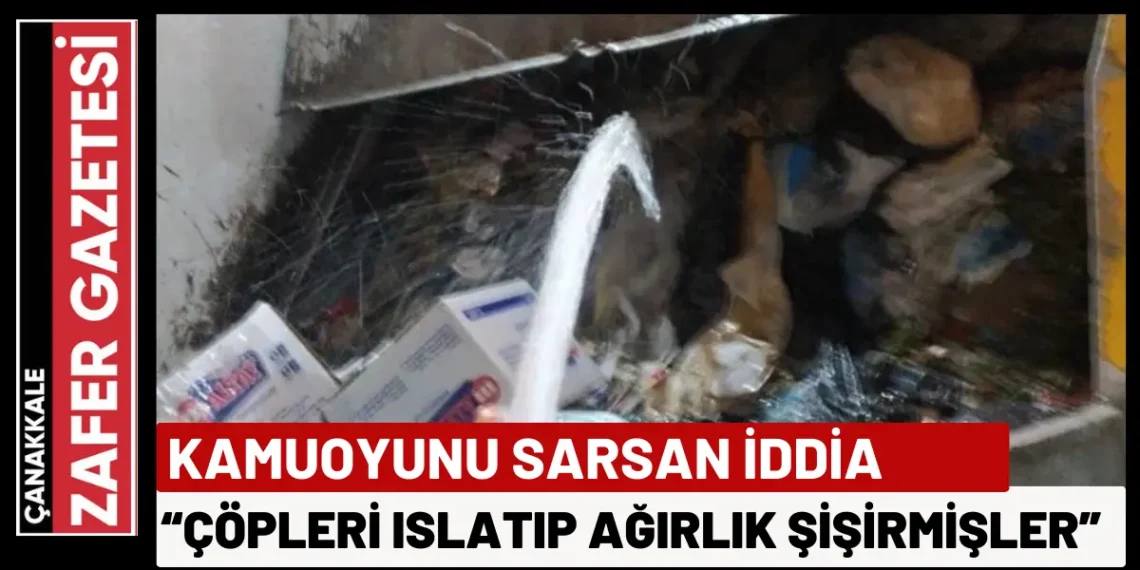 CHP’li Belediyelerde Şok İddia: “Çöpe Su Basarak Tonaj Şişirmişler