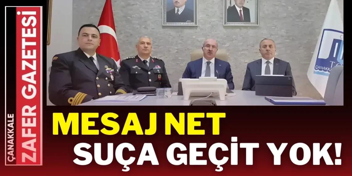 Çanakkale’de Güvenliğin 90 Günü: Asayişten Teröre, Trafikten Göçe Tam Kapsamlı Rapor