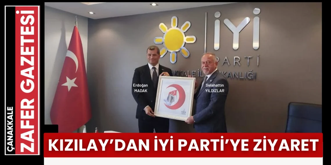 Erdoğan Madak ve Yönetiminden İYİ Parti İl Başkanlığına Ziyaret