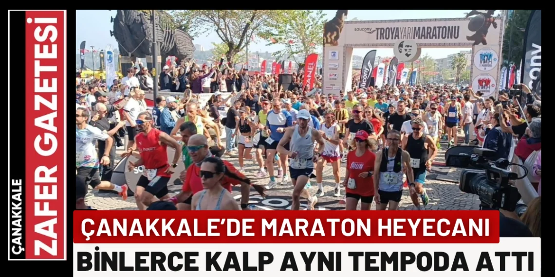 Troya Yarı Maratonu Coşkusu Çanakkale’yi Sardı