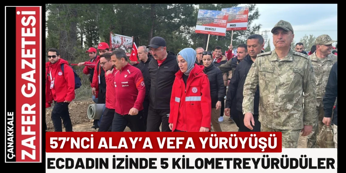 57’nci Alay’a Saygı Yürüyüşü Gerçekleşti