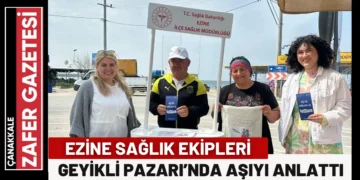 Geyikli’de Aşı İçin Bilinçlenme Seferberliği