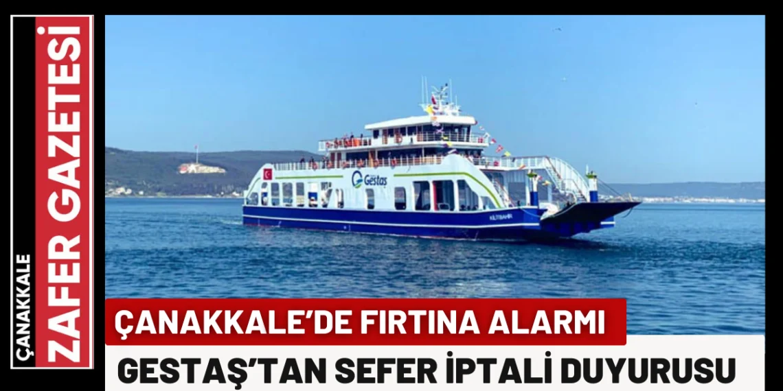 Şiddetli Rüzgar Deniz Ulaşımını Felç Etti