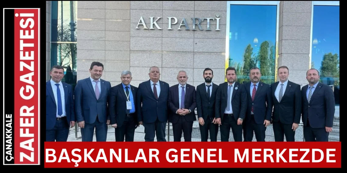 Ak Parti İlçe Başkanları Genel Merkezde Erdoğan’la Buluştu
