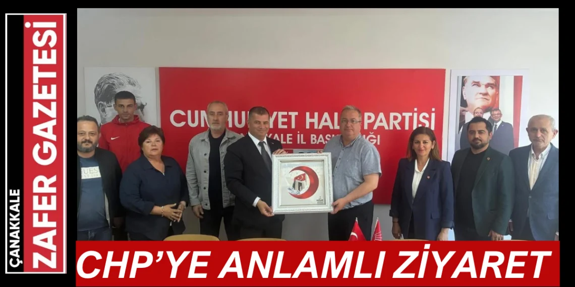 Kızılay İl Başkanı Ve Yönetimi CHP Çanakkale İl Başkanlığını Ziyaret Etti